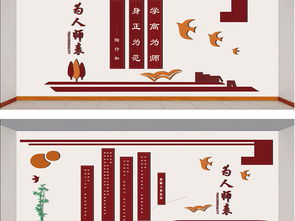 校园传统文化走廊文化宣传展板设计方案大全