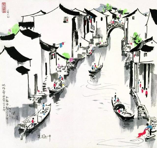 吴冠中油画民族化与国画现代化的理论创作及作品赏析